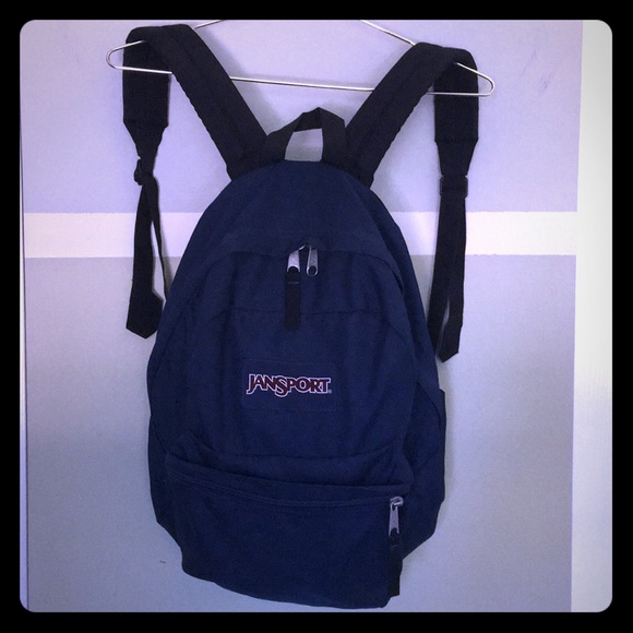 jansport dark blue backpack